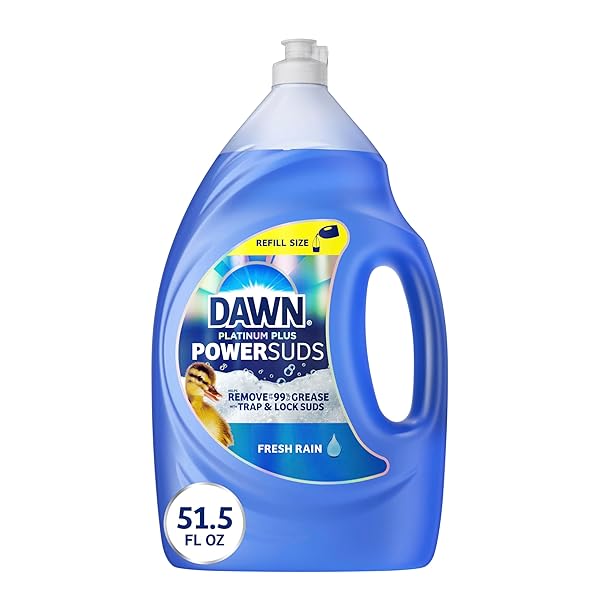 DAWN PLATINUM PLUS POWERSUDS LIQUID DISH SOAP, 51.5...
