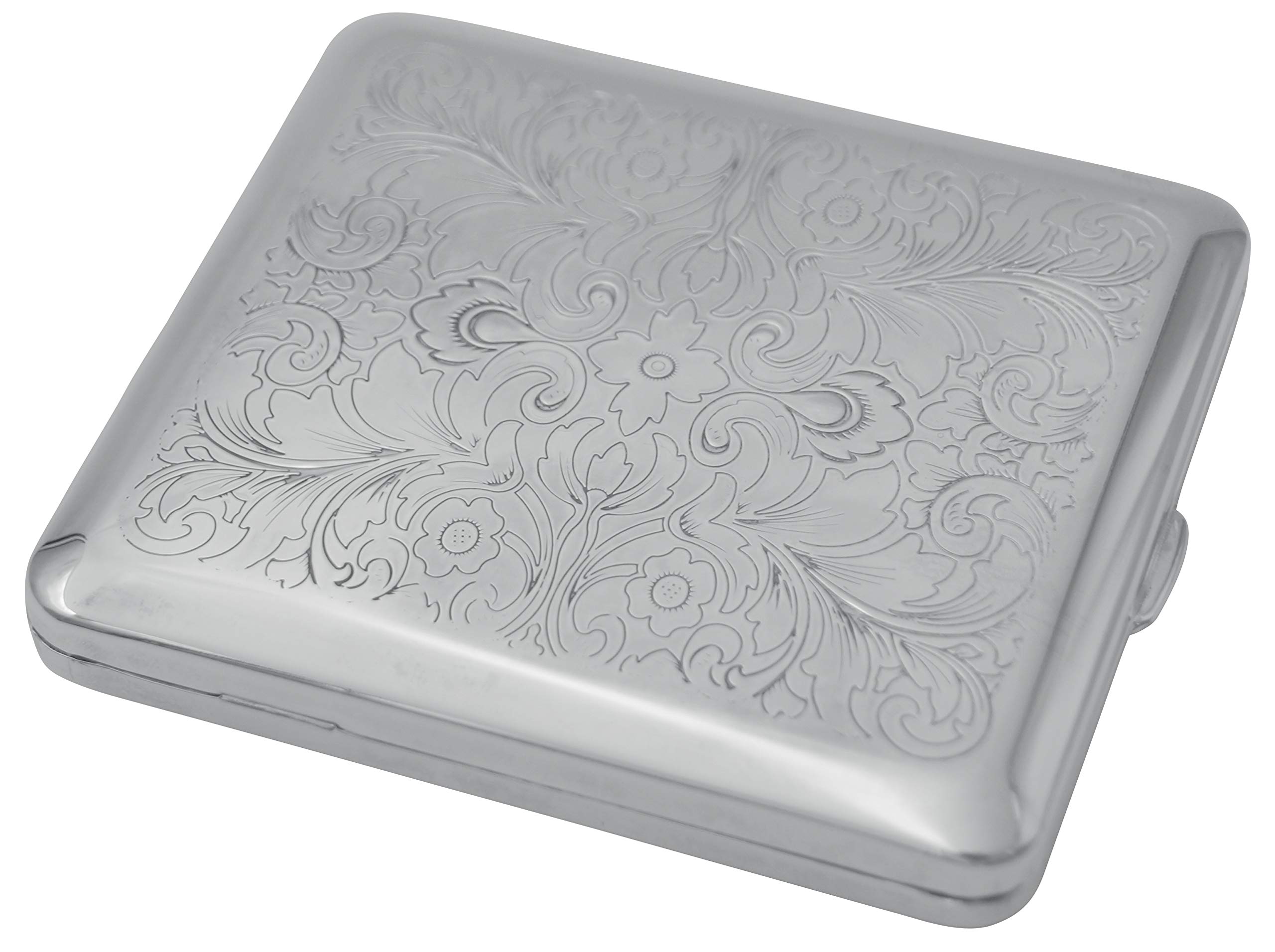 GERMANUS Cigarette Case, Silver - Made in Germany