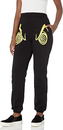 Disney Villains x Heidi Klum Swirl Eyes Sweatpants Black