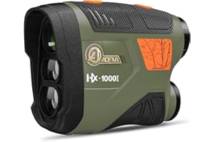 AOFAR HX-1000I Range Finder for Hunting Archery, 1000 Yards with Angle and Horizontal Distance, Shooting Wild Rangefinder, Range, Scan, Speed Mode, Free Battery Gift Package, Waterproof