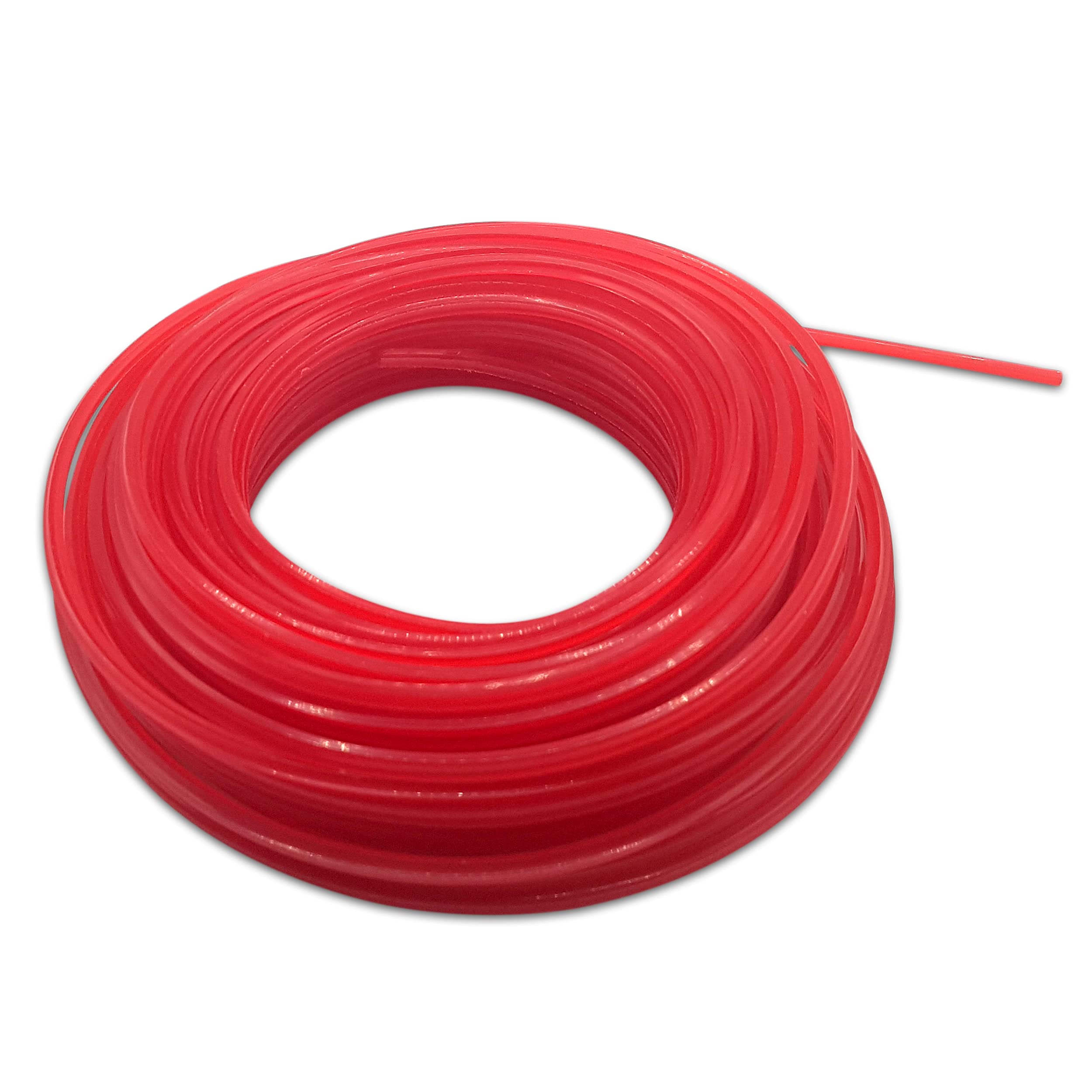 MYPURECORE Strimmer Line Red Star – 2.4 mm x 15 m – Ideal for Professional Trimming of Medium to Long Grass – Perfect for Virtually All Strimmer Heads