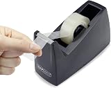 Rapesco 1619 300 Tape Dispenser with 25 mm Core Includes 4 Rolls Black view 2