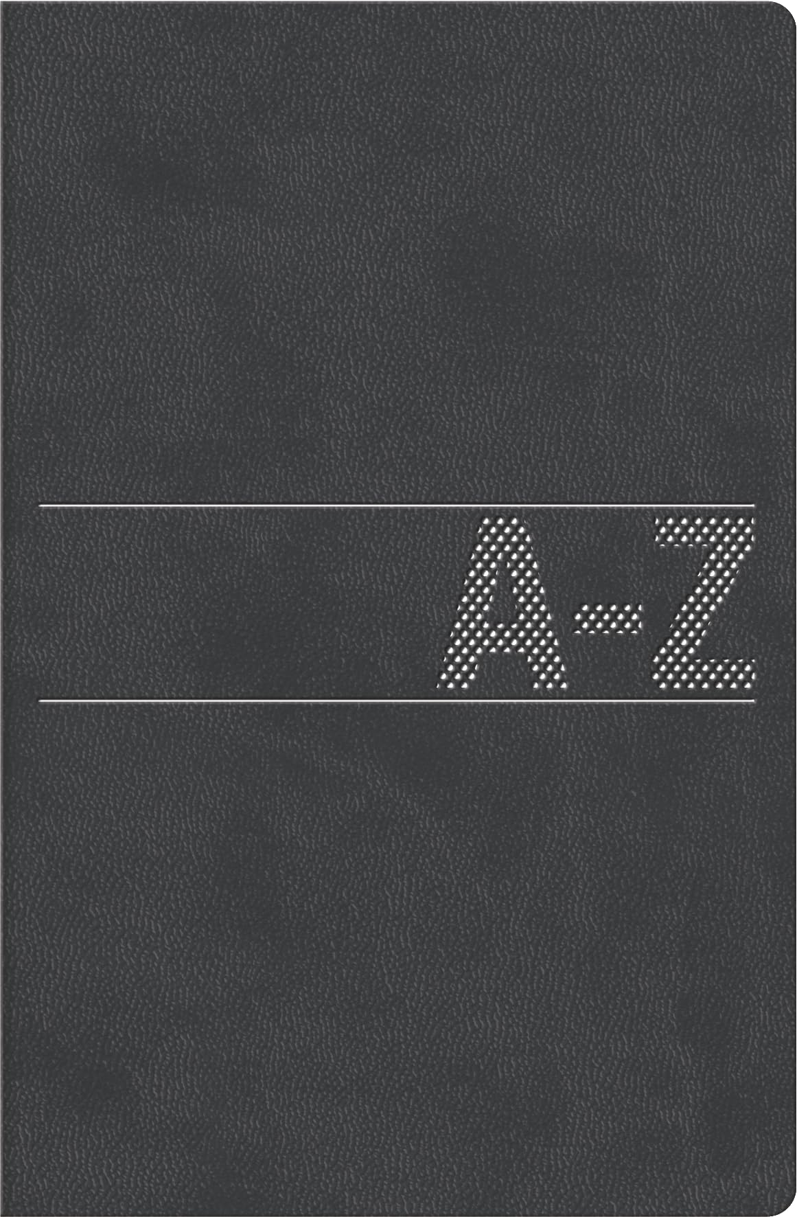 Baier Schneider Dandruff &Telephone Book Address Book 384, Softeinband 100 x 140 x 10 MM, Black