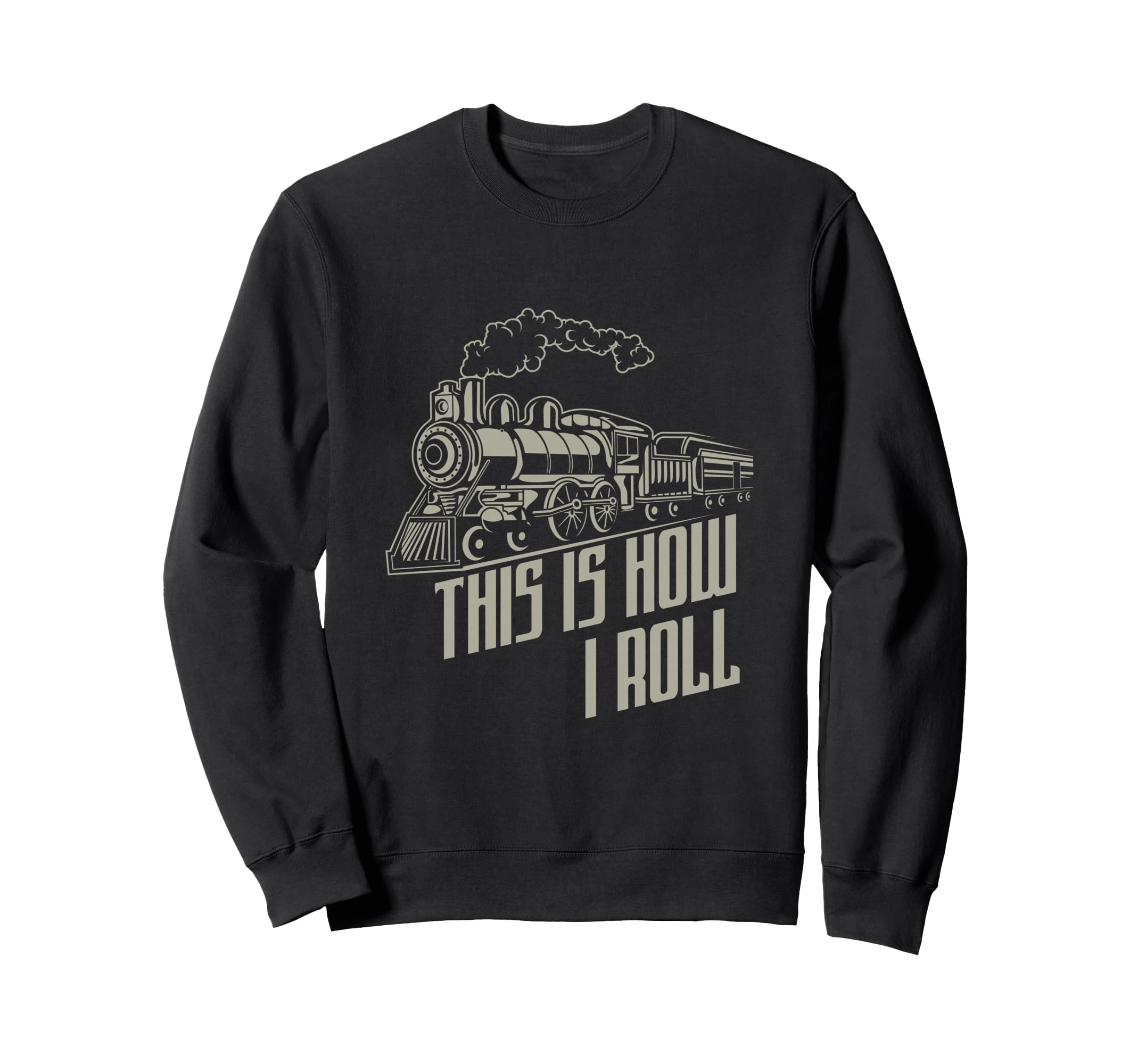 Train Trains Steam Locomotive Locomotive Driver Train Guide Station Rails Sweatshirt