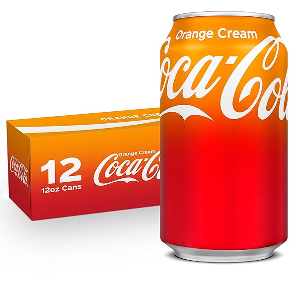 COCA-COLA ORANGE CREAM SODA, 12 OZ. CANS (PACK OF 12)