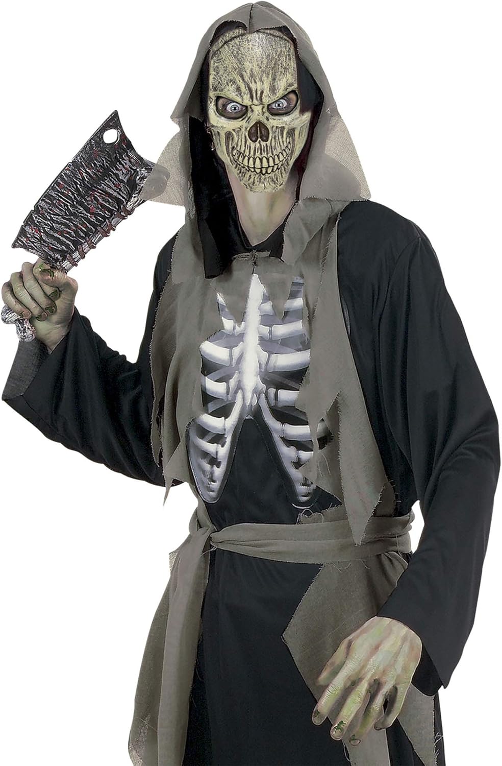 Widmann vd-wdm05393 Foam Skull Half Face Mask, One Size, Multi-coloured - Image 5