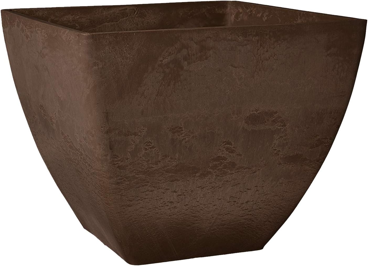 PSW Arcadia Garden Products FB40C Simplicity Square, 16 x 16 x 13, Chocolate, 16 by 16 by 13-Inches : Outdoor Planters : Garden & Outdoor