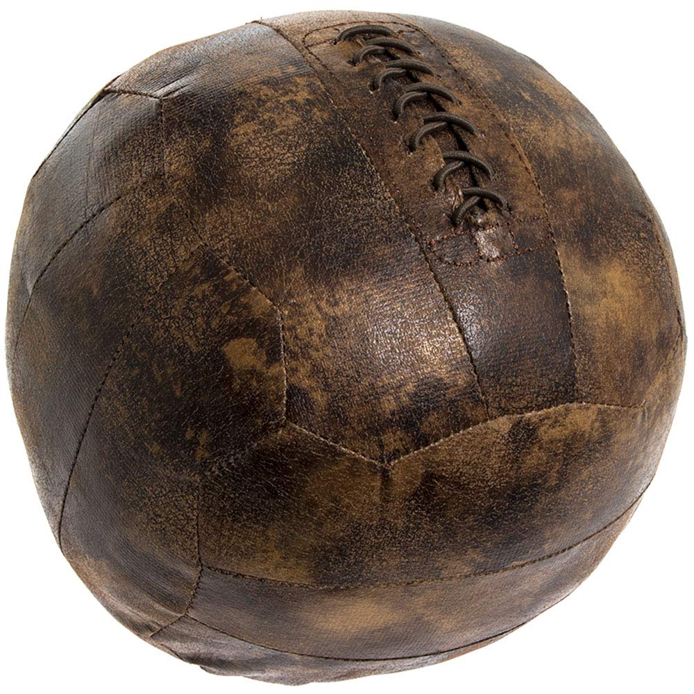 Lesser & Pavey Faux Leather Football Doortsop, Polyester, Brown, one size, LP41984
