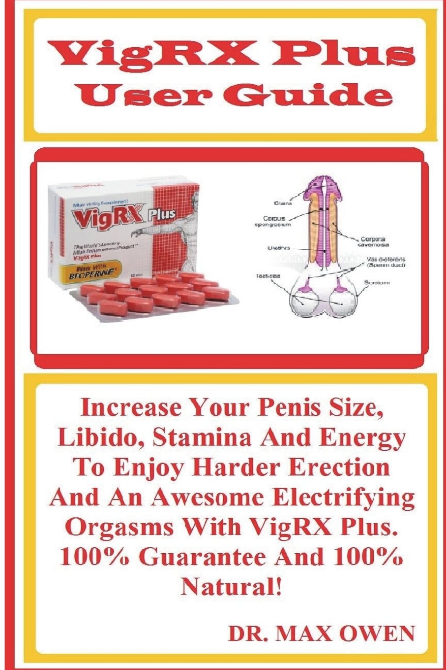 [- VigRX Plus User Guide: Increase Your Penis Size, Libido, Stamina And Energy To Enjoy Harder Erec