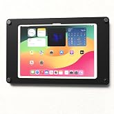 TABcare Acrylic Wall Mount Floating Frameless Display with Metal Standoff for iPad 10 10.9, 11 A16 Tablet (Black, iPad 10/11)