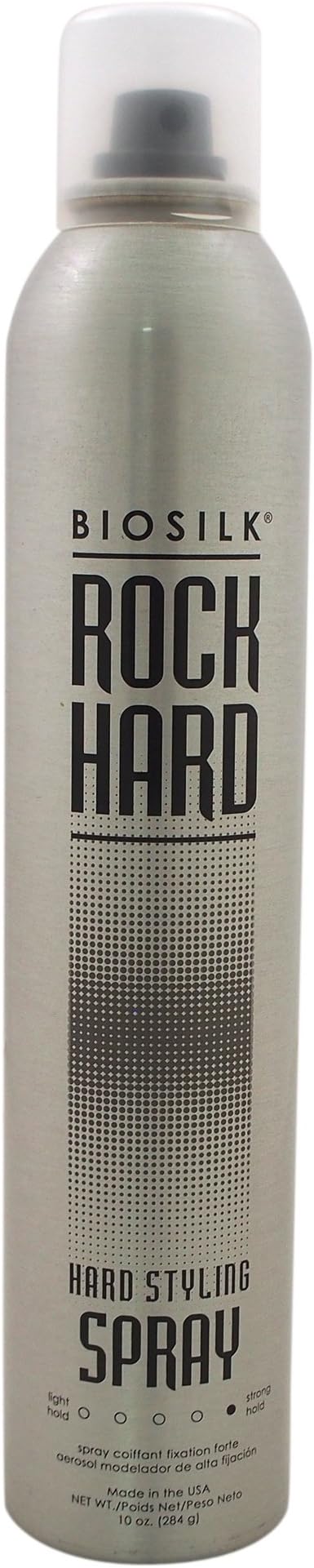 Cosmo Farouk Biosilk Rock Hard Styling Spray, 10 Ounce