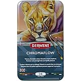 Derwent Chromaflow Colored Pencils | Art Supplies for Drawing, Sketching, Adult Coloring | Premier, Strong Soft Core Multicol