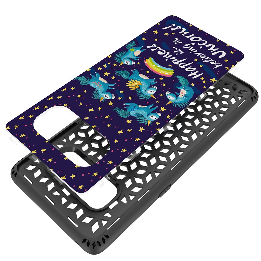 Galaxy Note 8 Case, MagicSky Shockproof Slim Corner Protection with Resilient Shock Absorption Rubber Protective Case Cover for Samsung Galaxy Note8 (2017) 6.3 Inch - Unicorns