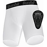Runhit Boys Cup Underwear for Baseball Football, Youth Compression Shorts with Soft Protective Athletic Cup Boxer Brief