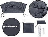 SONGMICS Portable Pop Up Tent Dressing Room Privacy Shelter Dark Grey Blue view 7