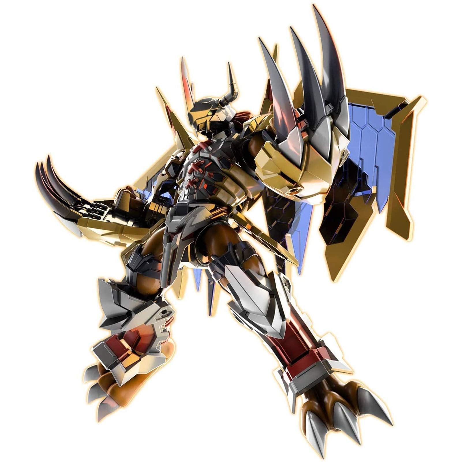 xiaomeng Digimon Wargreymon (Amplified), Spirits Figure-Rise Standard Action Figure 4.3inch