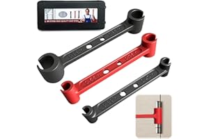 VDSFAND Door Hinge Adjustment Tool Kit Door Gap Adjustment Tool for Precise Hinge Gap Adjustment Upgraded Hinge Gap Adjusting Wrench for Installation and Repair of Residential and Commercial
