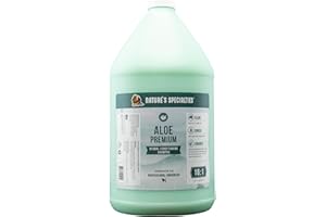 Nature's Specialties Aloe Premium Ultra Concentrated Dog Shampoo Conditioner for Pets, Makes up to 16 Gallons, Natural Choice for Professional Groomers, Herbal Aloe Infused Formula, Made in USA, 1 gal