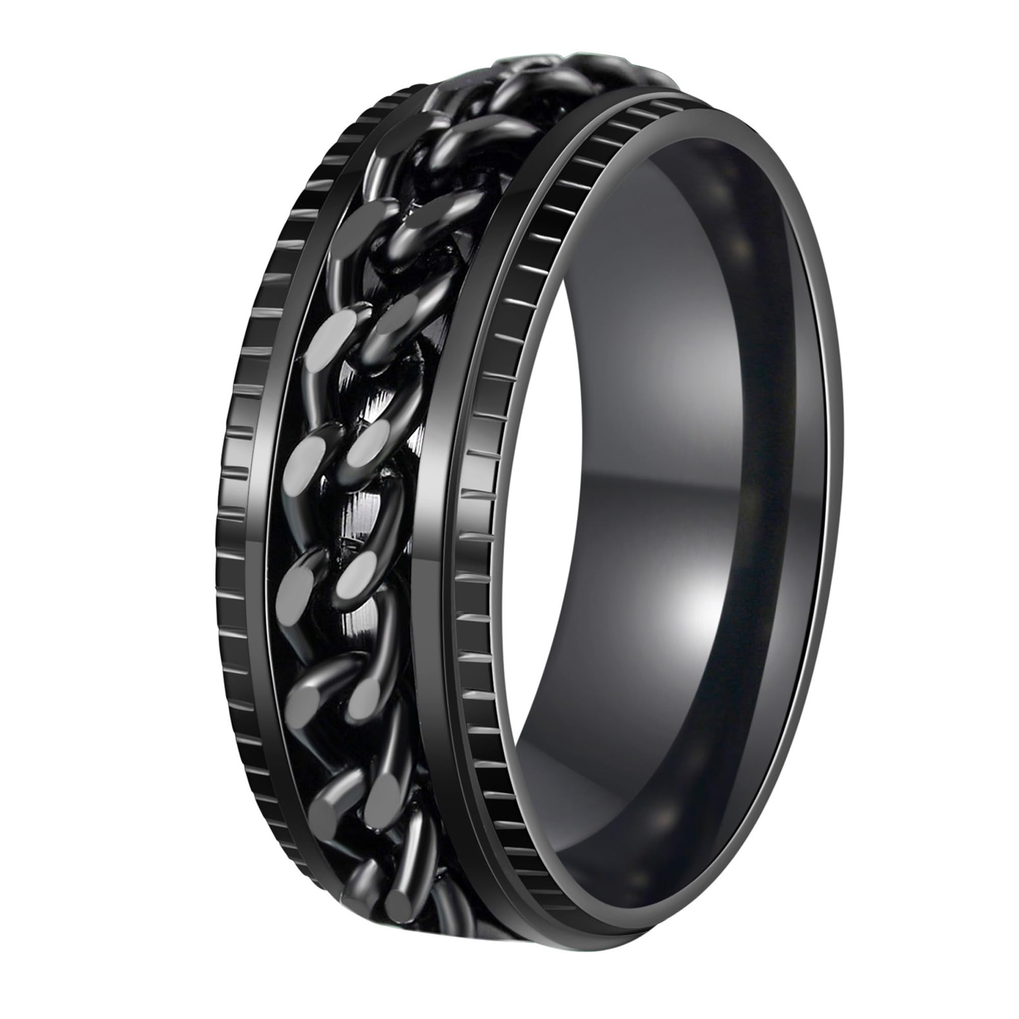 Udolfly Mens Fidget Rings Anxiety Rings for Men
