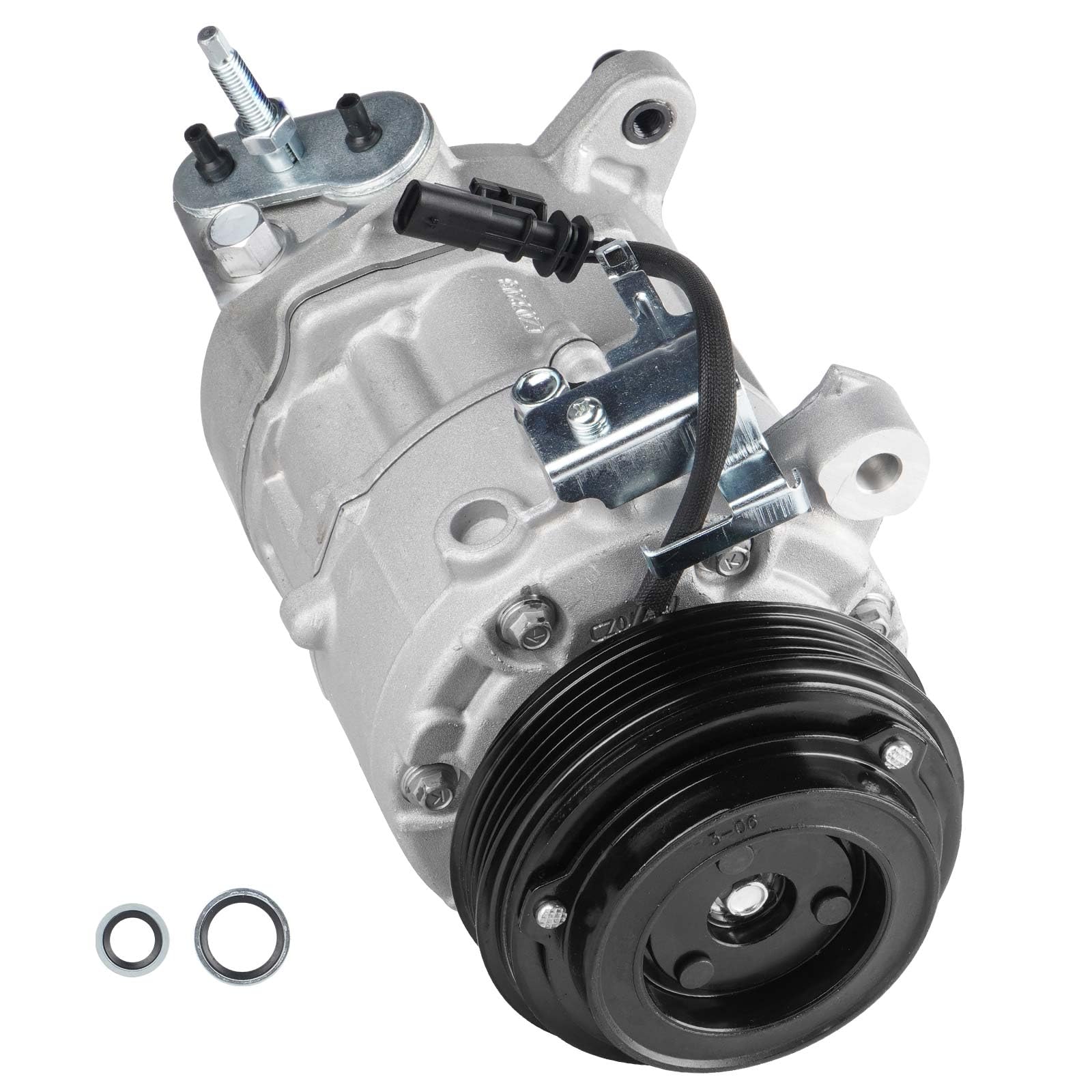 Photo 1 of New AC Air Condition Compressor with Clutch for Chevrolet Silverado 1500 2500 Suburban GMC Sierra 1500 4.3L 5.3L 6.0L 6.2L 2014-2019, for GMC Yukon/Yukon XL 5.3L 6.2L Escalade ESV 6.2 2015-2020