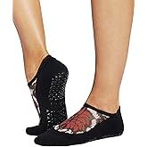 TAVI NOIR Women's Maddie Non Slip Grip Socks – Anti Slip Non Skid Pattern for Barre, Pilates & Yoga - Socks with Grippers