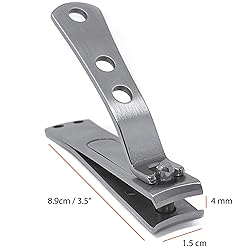 KOHM Curved Nail Clippers with Nail File