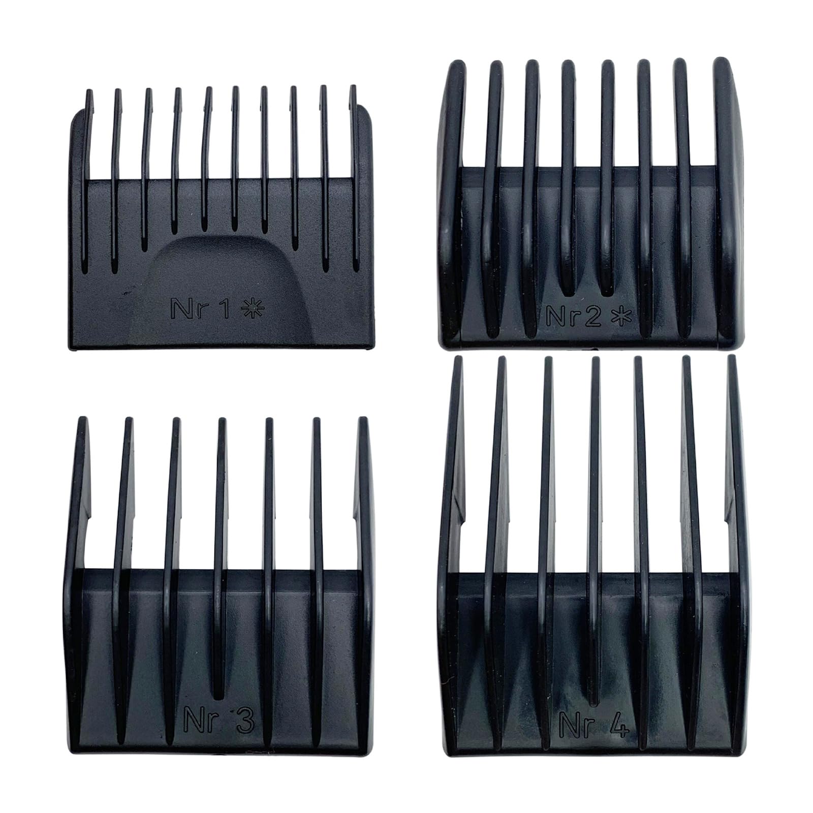 Photo 1 of BestRec Professional Hair Clipper Attachment Cutting Guide Combs Compatible with Moser 1400 Classic Hair Clippers 4 Pieces