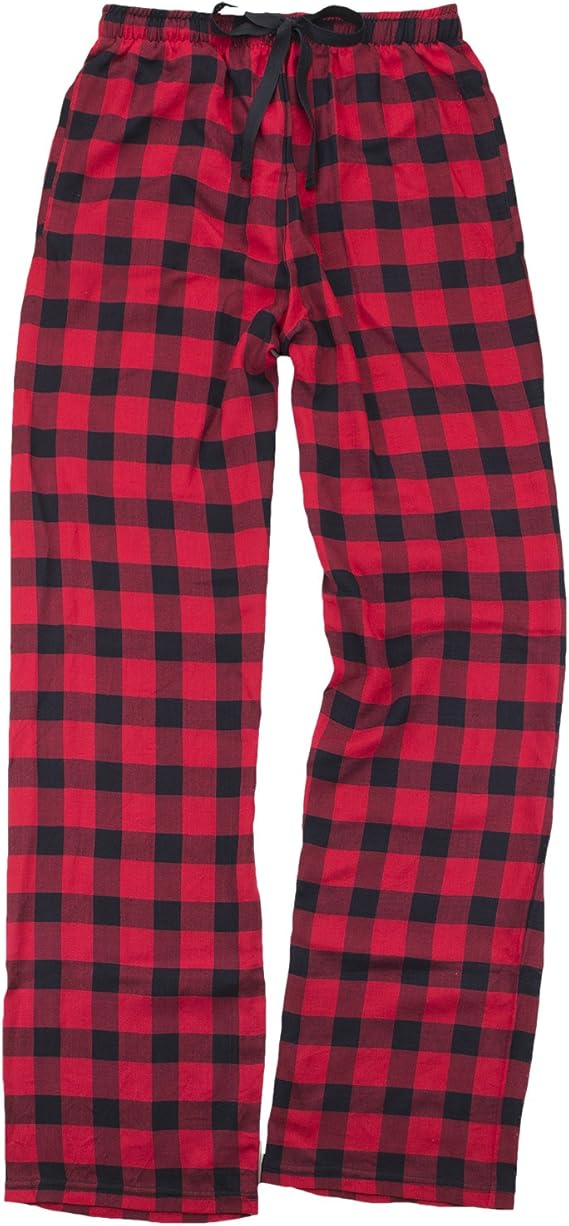 womens red flannel pajama pants