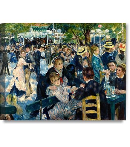 Amazon.com: ELITEART- Bal du moulin de la Galette By Pierre