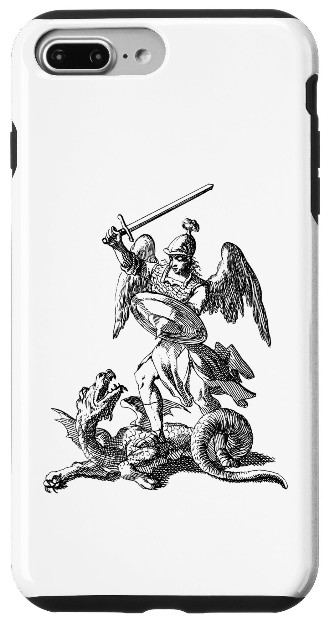 iPhone 7 Plus/8 Plus Saint George the Dragon Slayer Shirt Catholic Saint Case