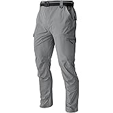 Men's Cargo Work Hiking Pants Lightweight Water Resistant Quick Dry Fishing Travel Camping Outdoor Breathable Multi Pockets