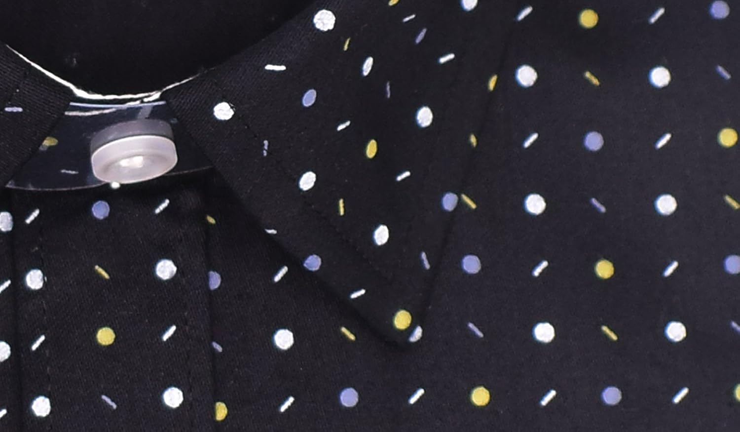 arihant men's printed half sleeves reguler fit 100% cotton formal shirts