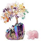 mookaitedecor Colorful Crystal Money Tree Crystals