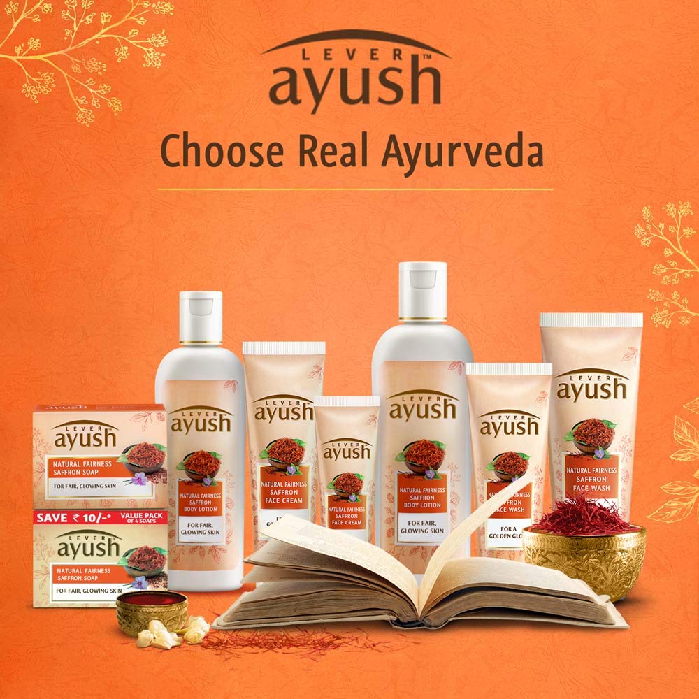 ayush natural fairness saffron face cream 50g