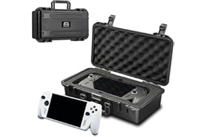 Luck&Link Carrying Bag Case for ROG Xbox Ally X - Hard Waterproof Case for Rog Xbox Ally, Controllers, Docking Station & Acce