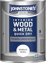 Johnstone's Quick Dry Gloss Primer Undercoat Brilliant White 1.25L