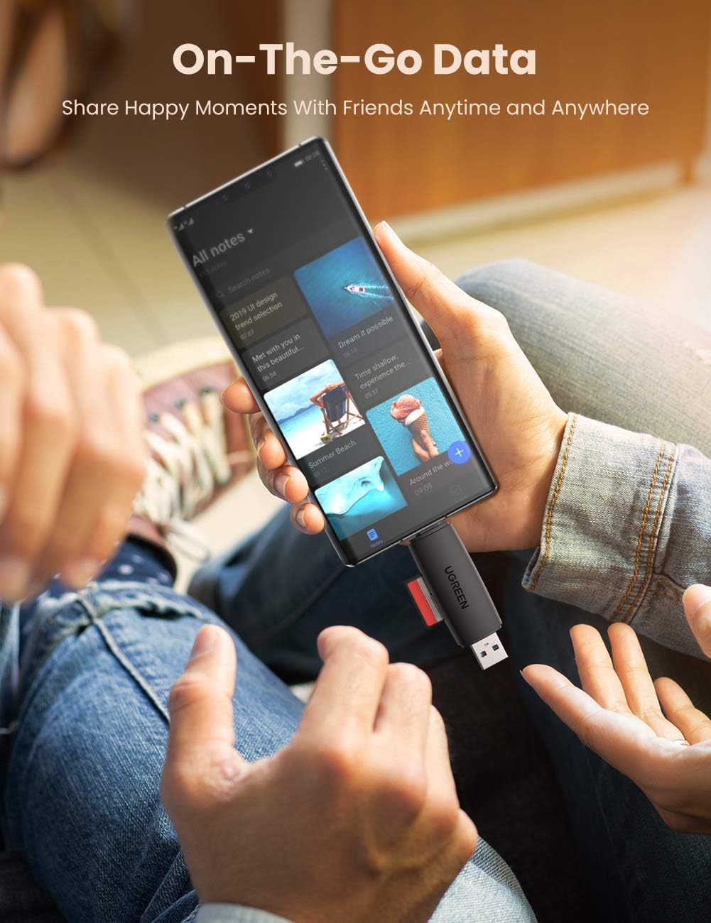 UGREEN SD Card Reader, USB 3.0 USB C Memory Card Reader OTG Card Adapter for SD, Micro SD, SDHC, SDXC, MMC Card Compatible with MacBook, Galaxy S20, iPad Pro 2020, Surface Pro, Computer, Laptop: Computers & Accessories