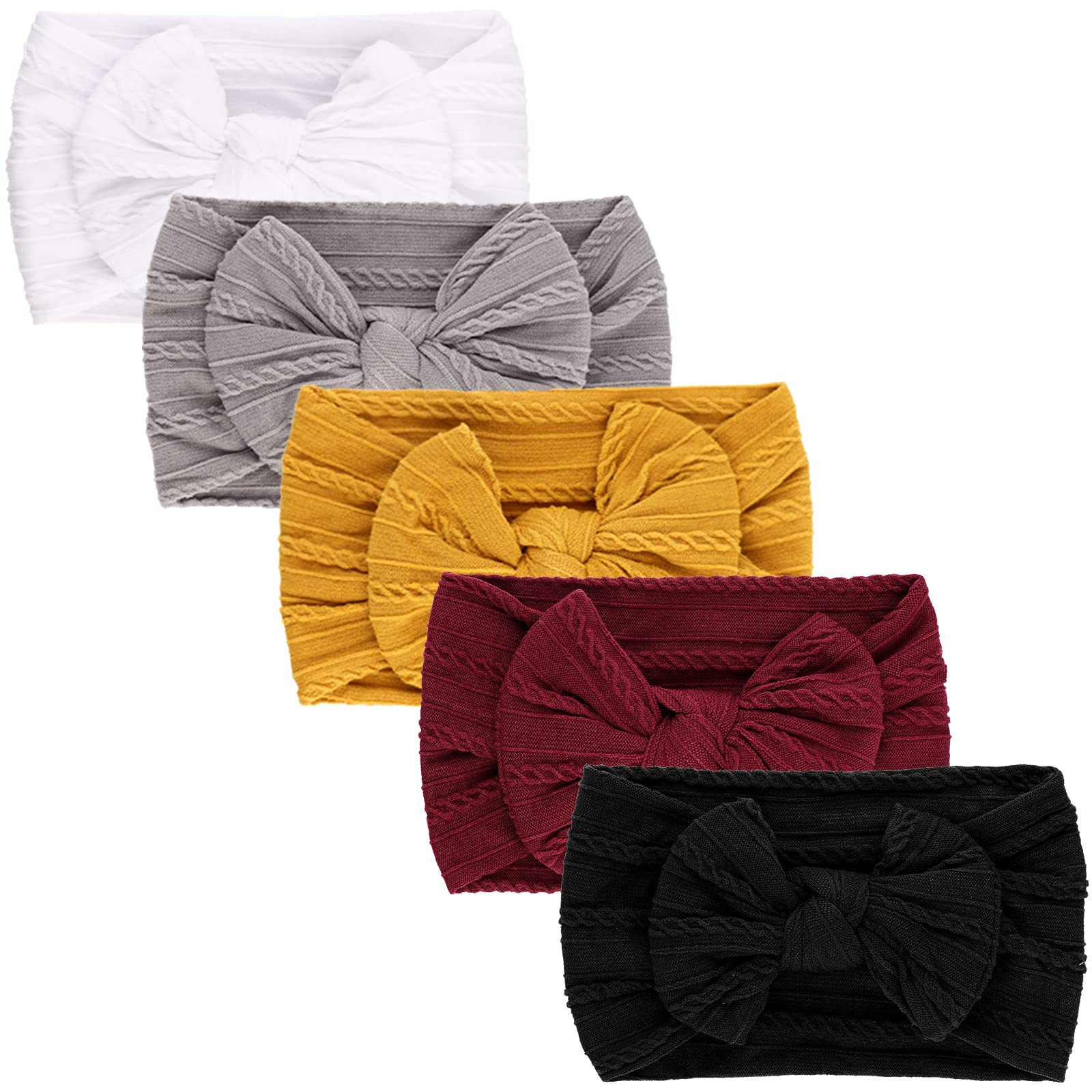 Photo 1 of DRESHOW BQUBO Baby Nylon Headbands Hairbands Hair Bow for Girls Newborn Infant Toddlers Hair Accessories