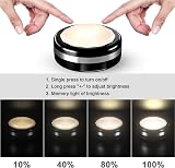 Starxing Puck Lights with Remote, Under Cabinet Wireless LED 6 Pack Battery view 4