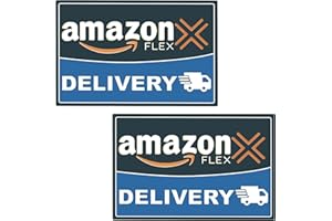 QIFEVIRL (2pcs) Flex Driver Car Magnet - Upgraded Stronger Magnetic Car Signs with Flex Delivery Driver Logo Waterproof Reusable Visible Flex Driver Gear Automotive Magnets Sign for Vehicles 05 (Black&Blue)