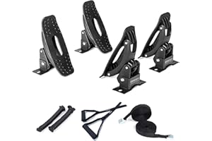 Best Marine and Outdoors Kayak Roof Rack Saddles, Universal Carrier Cradles for Kayaks & Canoes, Rooftop Mounts for Cars, Trucks & SUV Crossbars and Rails, Car Top Mount Accessories
