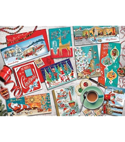 Cobble Hill Puzzle 1000 Pezzi – Brutto Maglione Natalizio – Con Poster Incluso – Carta Di Lino Antiriflesso, Pezzi Tagliati Casualmente, Prodotto In Nord America