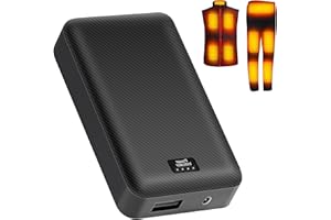 CYCYHEAT 7.4V 16000mAh Heated Vest Battery Pack for Heating Jacket Coat Pants Underwear, DC Port Heated Clothing Replacement Battery Pack