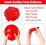 ASIYUHY Red Balloons 102Pcs Matte Red Balloon Arch Garland Kit 4 Sizes view 5