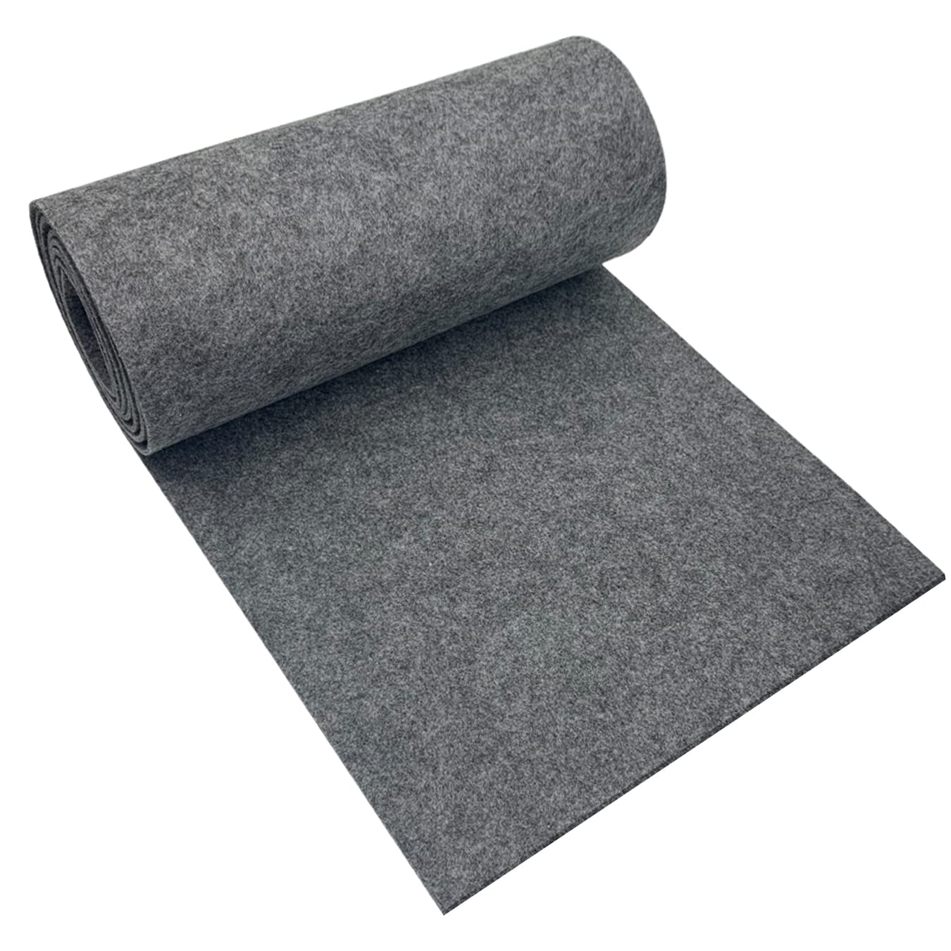 aufodara Felt Fabric 30cm x 250cm, 3mm Thick Craft Felt Fabric for Felt Table Mats DIY Craft Patchwork Sewing (Dark Grey)