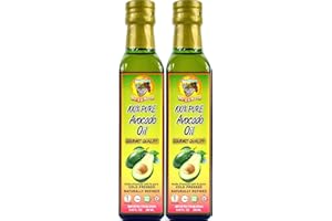 VALUBNDL: Pure Avocado Oil High Smoke Point Cooking Oil (2-Pack) – 500ml Total (Two 250ml Bottles) – All-Natural & Refined – 