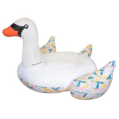 Swimline Giant Inflatable Swan Pool Float Abstract Morocco Ubuy
