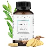 JSHealth Vitamins Immune + Immunity Booster Supplement, 60 Tablets | Made with with Zinc Vitamin C Echinacea and Olive Leaf Antioxidants