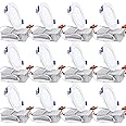 TORCHSTAR 12-Pack Essential Series 4 Inch Ultra-Thin LED Recessed Lighting with J-Box, 3000K Warm White, 10W Dimmable 700lm Brightness LED Downlight, ETL & Energy Star Listed