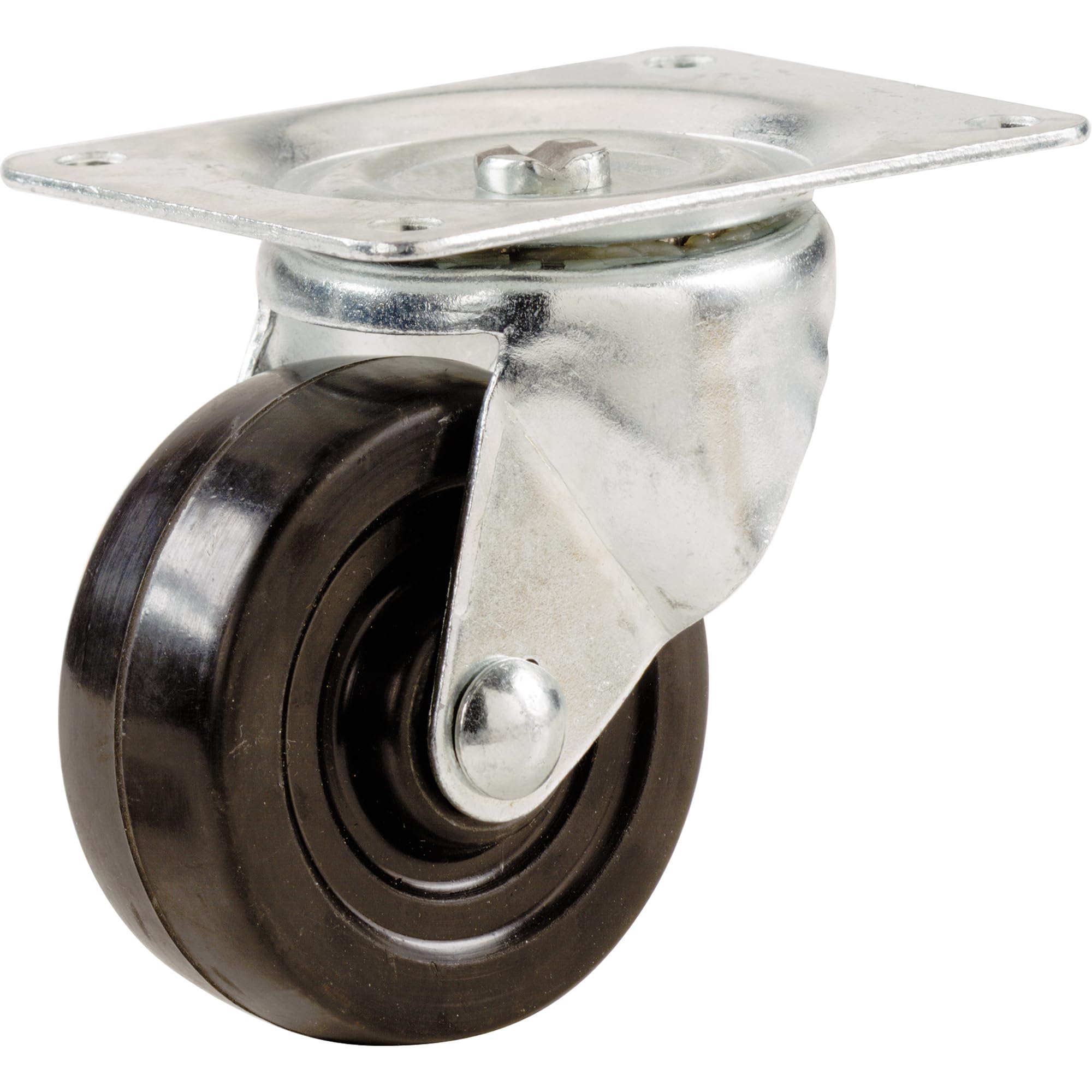 Shepherd Hardware 9480 Heavy Duty Swivel Caster, Black, 101mm, 4"